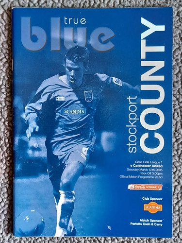 Stockport county colchester - county, v