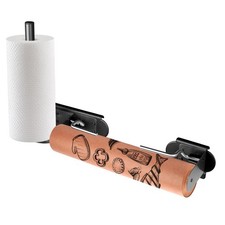 Pop-and-Lock Roll Rack for Traeger, Adjustable 2 in 1 Holder for Ironwood/XL,...