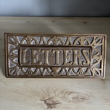 Vintage Brass Letterbox