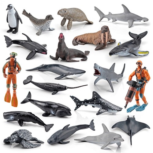 Mini sea animal - mini, figures