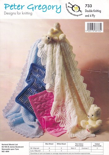 Teddy knitting pattern 733 - teddy,