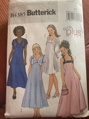 Butterick b4385 girl size - butterick,