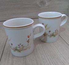 M&S Harvest Mugs Vintage Marks & Spencer 1418 Mugs Oven to Tableware  Set of 2