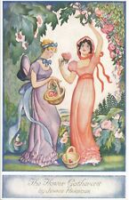 Art Deco Glamour by Jennie Harbour. The Flower Gatherers # 3579 by Valentine's.