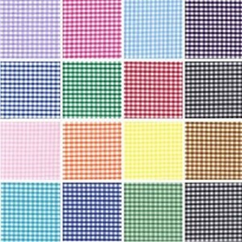 Polycotton gingham check - 1/8",