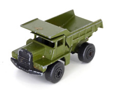 Matchbox Mack Dump Truck Army Toy Car Military Model Vintage Collectable