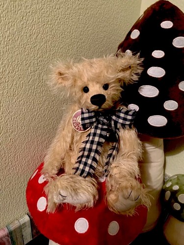 Mohair charlie bears olly - mohair,