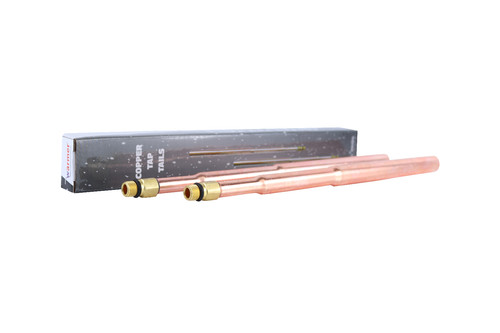 Copper tap tails m10 15mm - tap, x