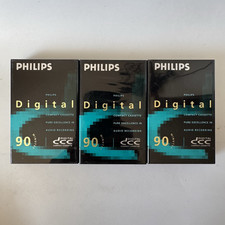 3x PHILIPS DCC 90 Min. Digital