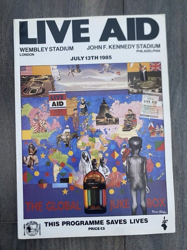 Live aid programme 1985 - live,