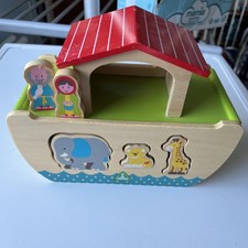 ELC Noah's Ark Wooden Shape Sorter toy with animals - kids play Christmas gift