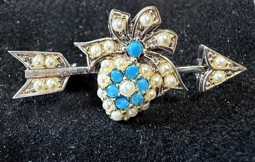Sterling silver heart flower - silver,