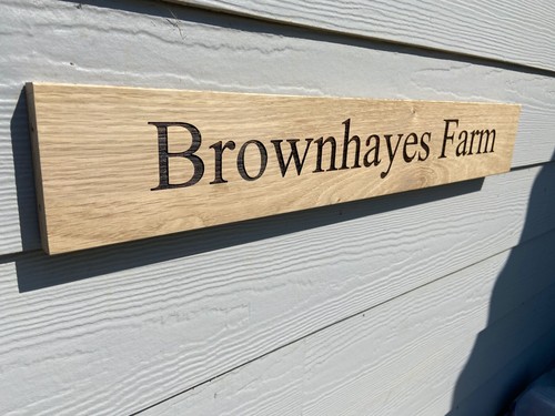 Personalised carved house - carved,