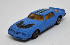 PONTIAC FIREBIRD TRANS AM CAR REF 801 1/64 1:64 BLUE WITH BIRD ON HOOD