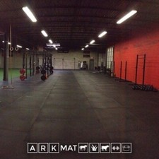 Heavy Duty Large Rubber Gym Black Crossfit Mat Commercial Flooring 12mm Matting