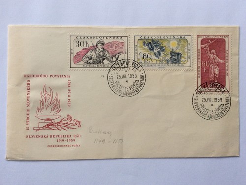 Czechoslovakia fdc 1959 - czechoslovakia,