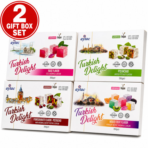 Turkish delight gift 2 box - turkish, |