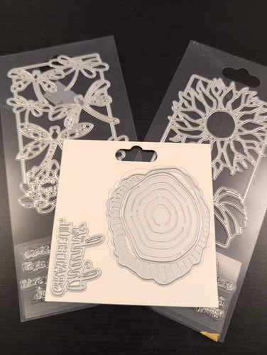 Dies and stamps from crafters - and,