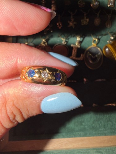 Gypsy ring 18ct gold - 18ct,