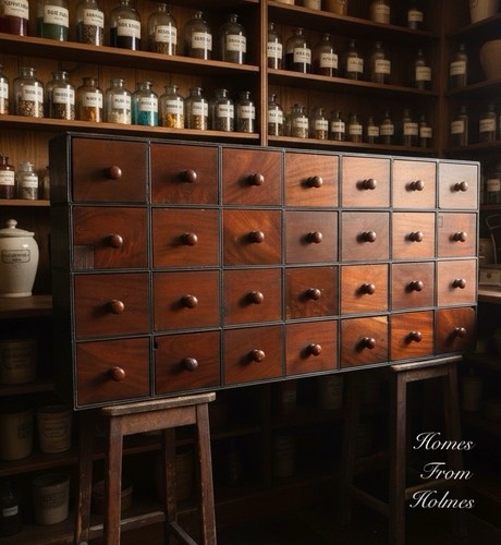 Apothecary chemists drawers - /,