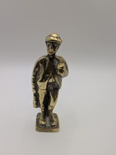 Antique Heavy Brass Coal Miner