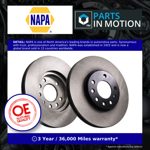 Brake discs pair - 2x,