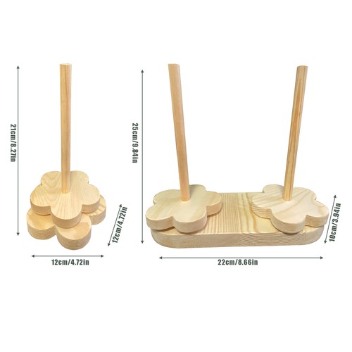 Wood yarn winder - yarn, axle