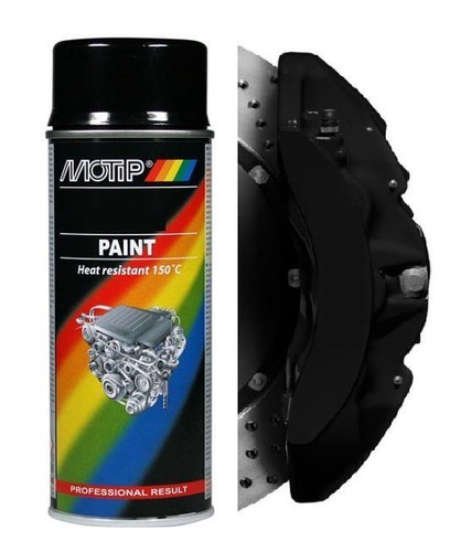 Gloss black brake caliper - black,
