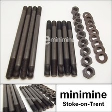 Classic Mini Cylinder Head Stud, Nut & Washer Kit C-AHT279 a series 998 1275 850