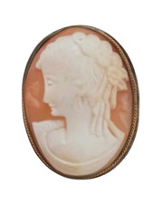 Antique Victorian Cameo Brooch