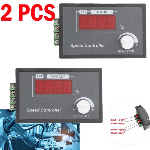 2pcs speed controller - speed, 6-60v