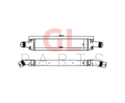 Intercooler for audi - intercooler,