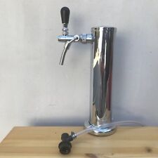 Tap Tower Single self closing Faucet flow adjuster hose ball lock corny beer keg