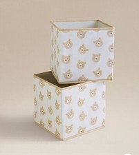 NEW NATURAL SET 2 BEAR FOLDING