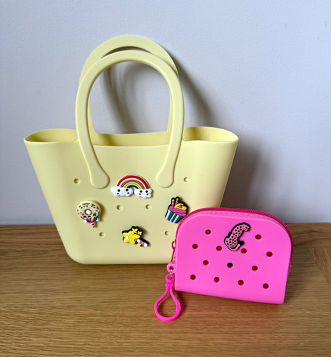 Silicone mellow yellow handbag - silicone,