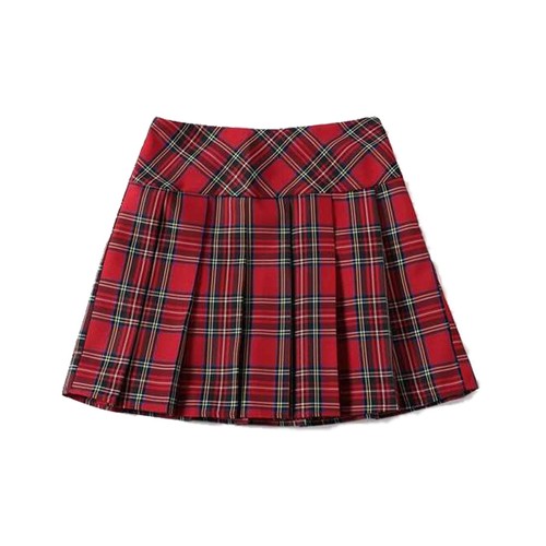 Classic red tartan plaid - red,