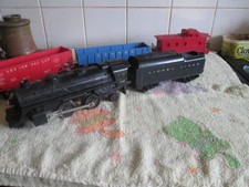 LIONEL O GAUGE TRAIN/TENDER & ROLLING STOCK
