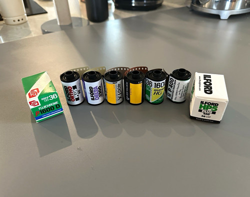 Rolls 35mm film - 8x, of