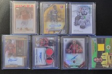 Topps Football Cards Autographs , Relics + Numbered - Job Lot - Bundle Cards 