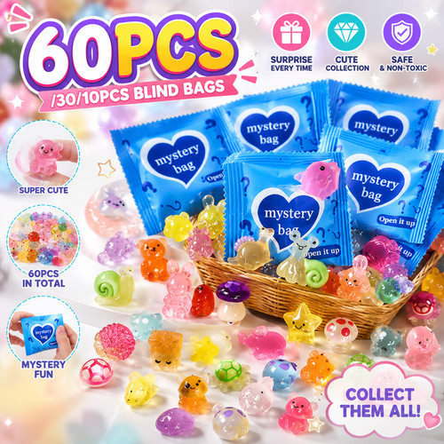 60pcs glow the dark mini - glow,