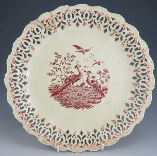 Antique pottery creamware - pottery,
