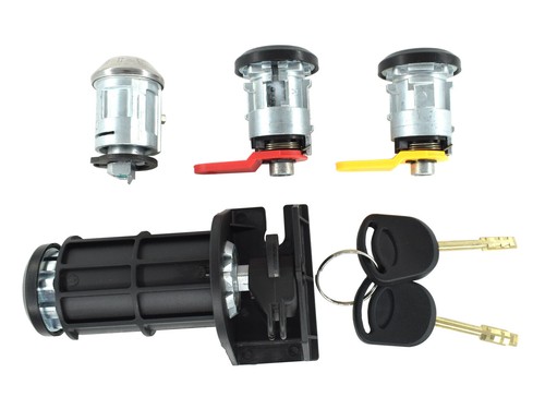 Complete door lock set barrel - door,