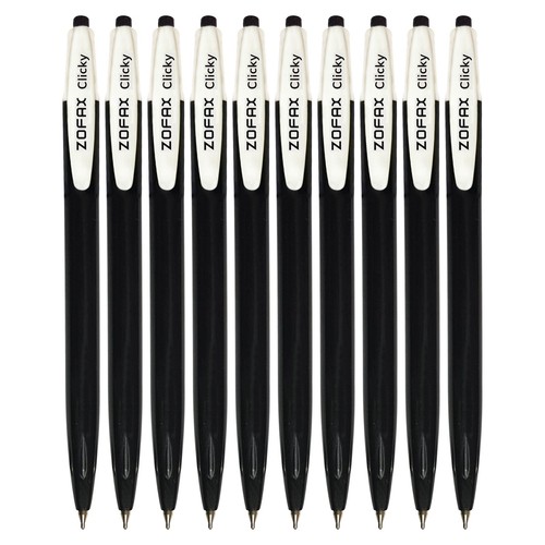 Black ballpoint pens 7mm - ballpoint,