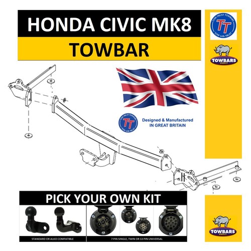 Towbar for honda civic - towbar, mark