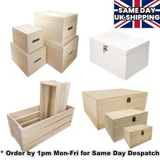 Plain Wooden Boxes - Toy