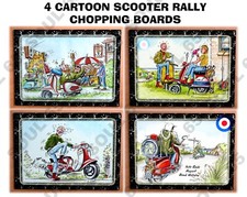 Scooter Chopping Board, Mods