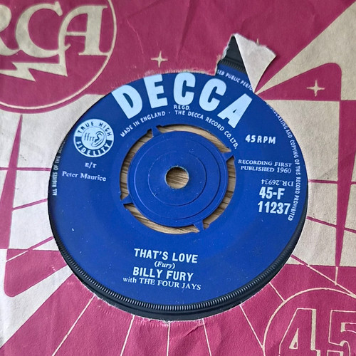 Billy fury decca - billy,
