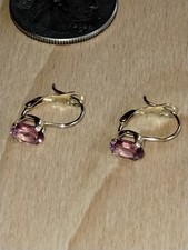 Alexandrite 14k Lever Back