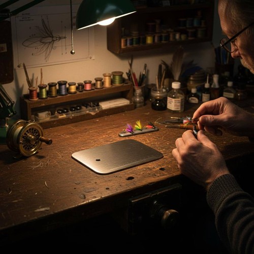 Fly tying base plate - plate,