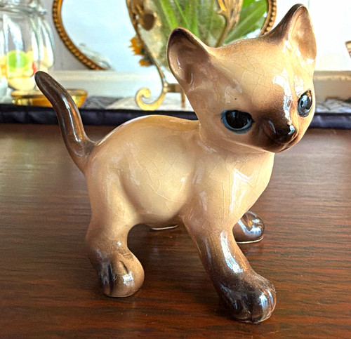 Vintage ceramic siamese style - ceramic,
